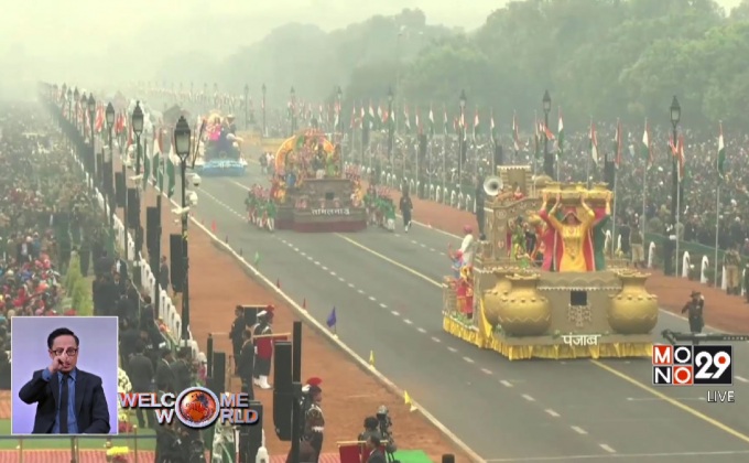 อินเดียแสดงแสนยานุภาพในวันชาติ