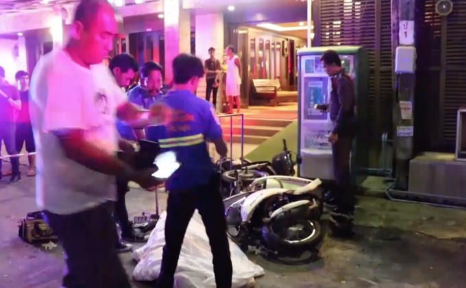 รถทัวร์จีนเบรคแตกพุ่งชนจยย.เสียชีวิต 1 คน