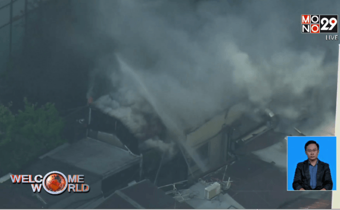 ไฟไหม้ย่านชินจุกุของญี่ปุ่น