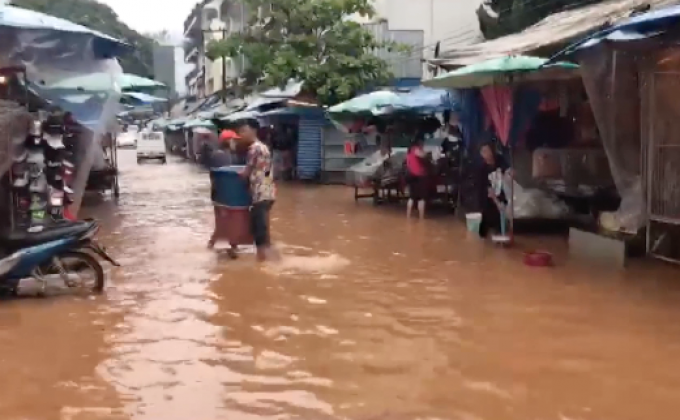 น้ำท่วม อ.เชียงดาว จ.เชียงใหม่