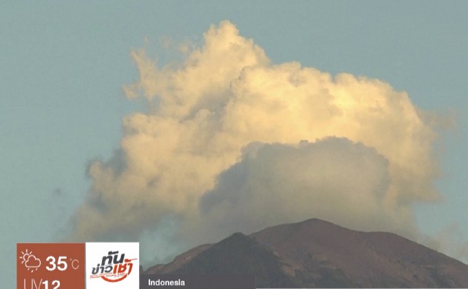 ภูเขาไฟอากุงปะทุรอบใหม่