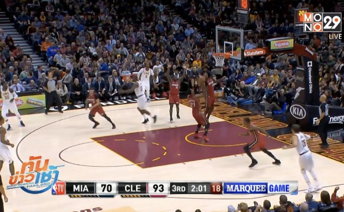 แคฟส์ดับฮีท “คิงเจมส์” โดนตะเพิดหนแรกตั้งแต่เข้า NBA