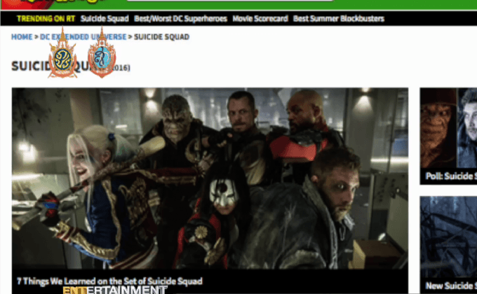 แฟนโวยปิดเว็บ Rotten Tomatoes หลังแจกมะเขือเทศเน่า Suicide Squad