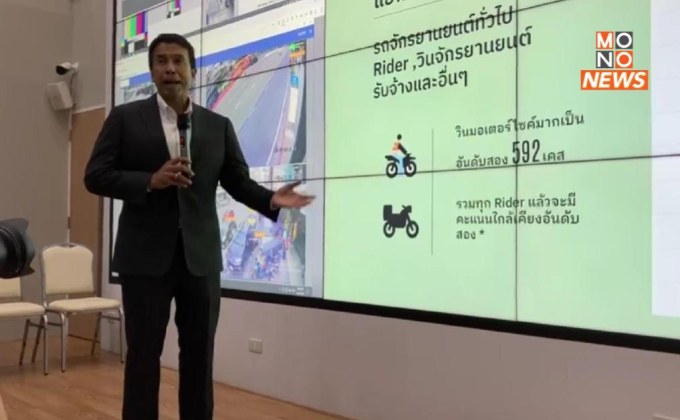 ‘ชัชชาติ’ เผย กทม.ลุยใช้กล้องวงจรปิด AI ตรวจจับ จยย. ขี่บนทางเท้า