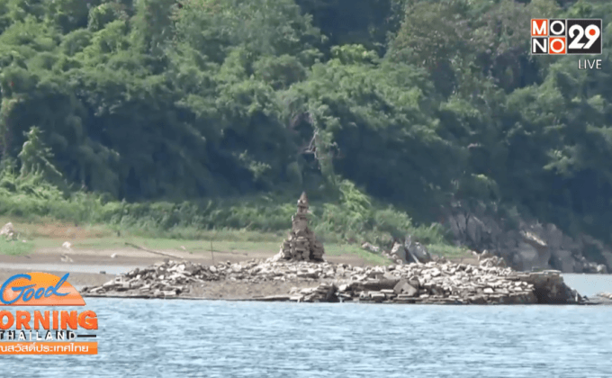 วิหารวัดโบราณ จ.ลำปาง โผล่เหนือน้ำ