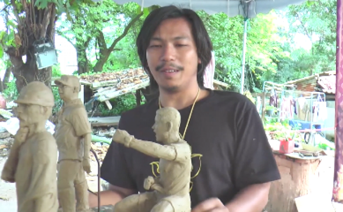 ปั้นหุ่นผู้เสียสละแห่งถ้ำหลวง