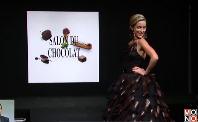แฟชั่นโชว์จากช็อกโกแล็ต