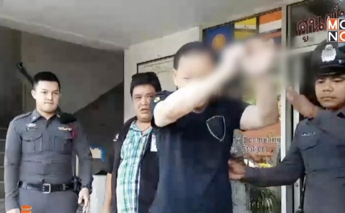 ตร.ดอนเมืองนำตัวสันธนะฝากขัง