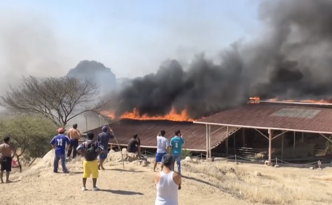 เปรูสำรวจความเสียหายแหล่งโบราณสถานหลังเกิดไฟไหม้