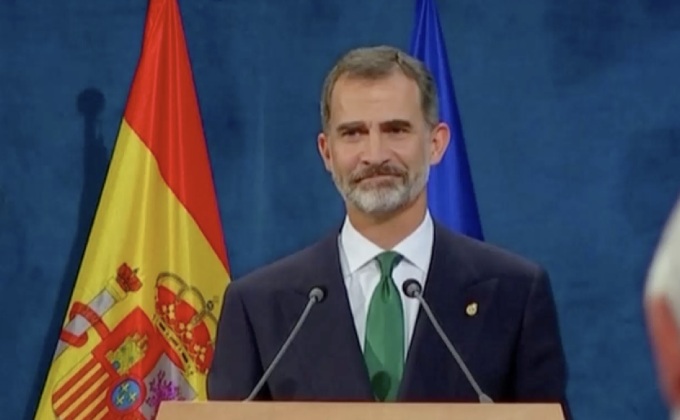 กษัตริย์สเปนย้ำ “กาตาลุญญา” เป็นส่วนหนึ่งของสเปน