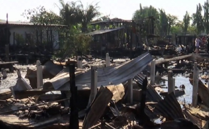 เข้าตรวจสอบเหตุไฟไหม้ชุมชนย่านคลองเตย