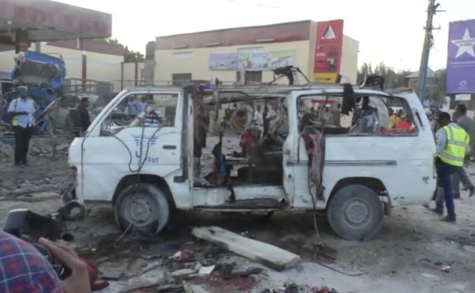 ระเบิดรถยนต์กลางเมืองหลวงโซมาเลีย
