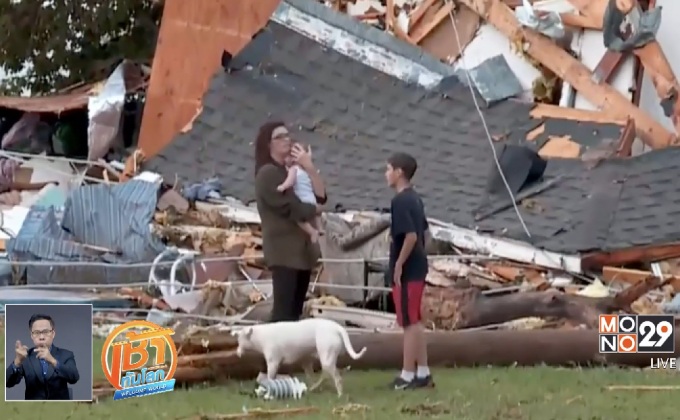 ทอร์นาโด 20 ลูกพัดถล่มหลายรัฐในสหรัฐฯ