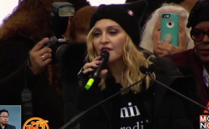 มาดอนนาโพสต์คลิปสนับสนุนสิทธิสตรี