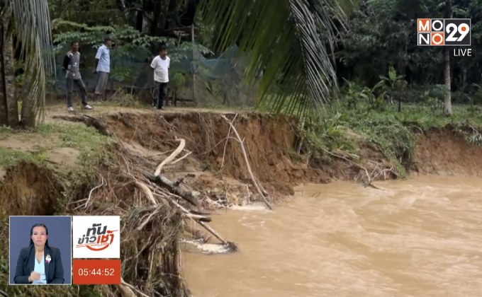 ฝนตกต่อเนื่องภาคใต้ ส่งผลน้ำท่วมหลายจังหวัด