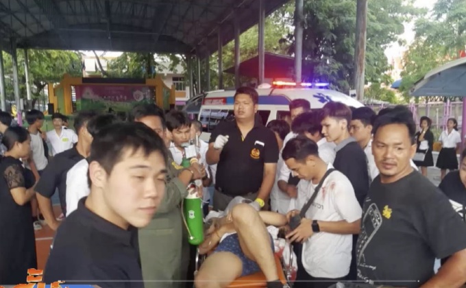 นักเรียน กศน. ทะเลาะวิวาทในห้องสอบเจ็บ 3 คน