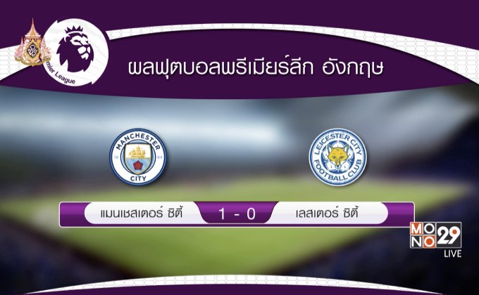 ผลพรีเมียร์ลีก อังกฤษ 06-05-62