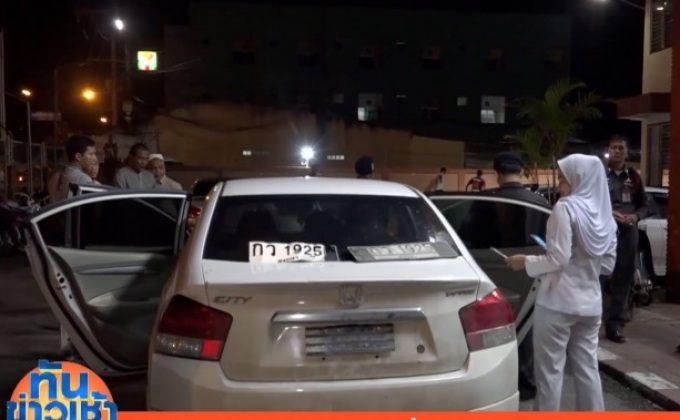 ไล่ล่าผู้ต้องหาหลบหนีพร้อมจี้ชิงรถชาวบ้าน