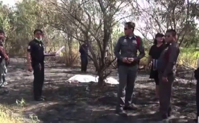 จุดไฟเผาหญ้าในบ้านลุกลามถูกคลอกเสียชีวิต