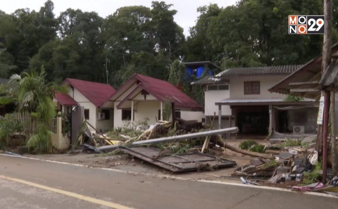 น้ำป่าไหลหลากบนเกาะช้างสร้างความเสียหายหนัก