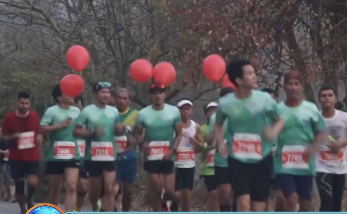 นักวิ่ง 4 พันคนร่วมงาน “ยูนิครันนิ่งเขาใหญ่ฮาล์ฟมาราธอน”