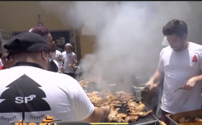 มูลนิธิในบราซิลจัดกิจกรรมเลี้ยงอาหารคนไร้บ้าน