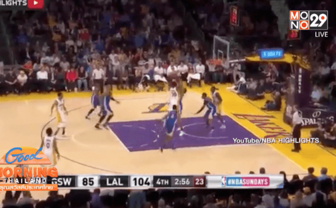 ล็อกถล่ม “เลเกอร์ส” ดับซ่า “วอร์ริเออร์ส”