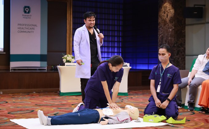 เมื่อพบผู้ป่วยหมดสติ หัวใจหยุดเต้น !!! แพทย์แนะ ต้องรีบช่วย CPR ทุกวินาทีมีคุณค่า พลิกโอกาสรอดชีวิต