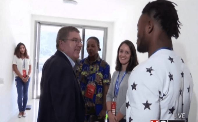 IOC เยือนหมู่บ้านนักกีฬาในบราซิล