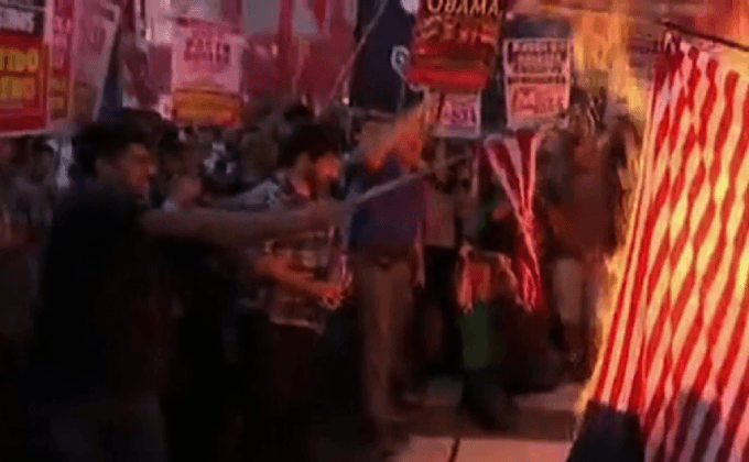 ประท้วงผู้นำสหรัฐฯเยือนอาร์เจนตินา