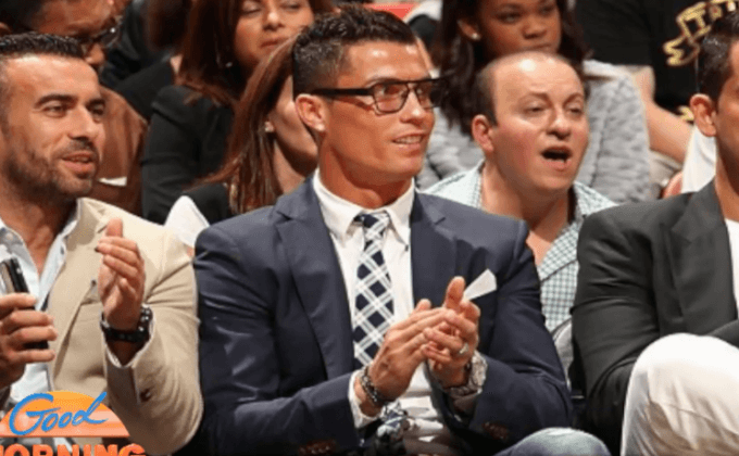 “โรนัลโด้” แวะชม NBA ที่ไมอามี่