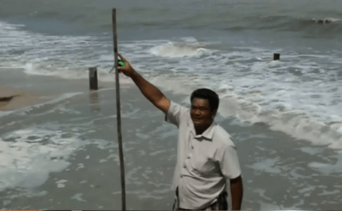 เร่งสร้างแนวคันกั้นคลื่นแบบตะลุมพุกโมเดล