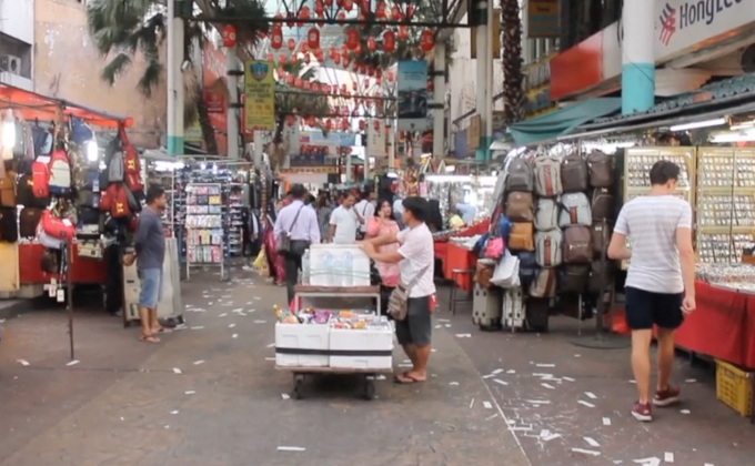 บาสฯไทยพาเที่ยวไชน่าทาวน์ในมาเลเซีย