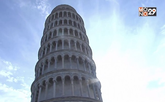 หอเอนปิซาเริ่มตั้งตรงขึ้นแล้ว