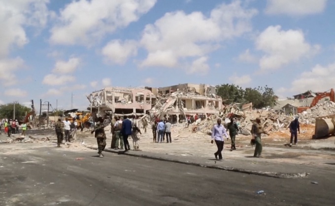 เหยื่อเหตุระเบิดในโซมาเลียทะลุ 300 ราย