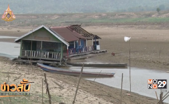 เชียงใหม่แล้งหนัก ทะเลสาบดอยเต่าเป็นทุ่งเลี้ยงสัตว์