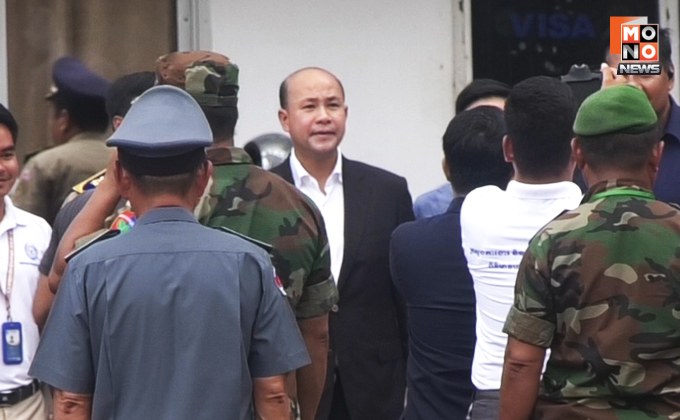 “ฮุน มานี” เยือนด่านช่องจอม คาดมาดูเรื่องแรงงานที่กลับประเทศ เพื่อไปทำงานกับกลุ่มทุนจีน