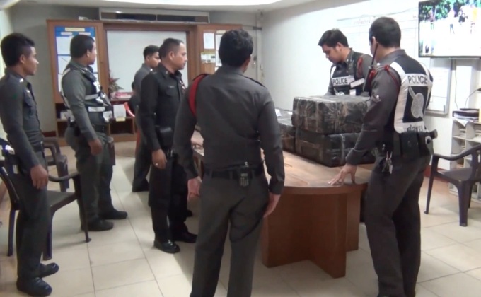 จับกัญชาซุกซ่อนในทุเรียน