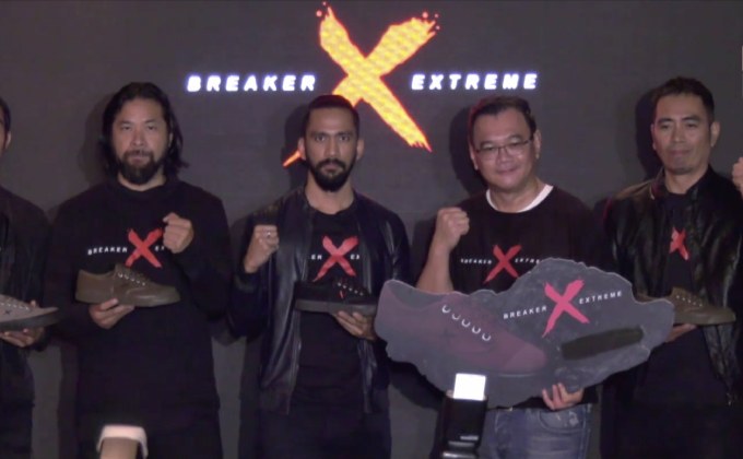 เบรกเกอร์ จัดงานเปิดตัวรองเท้าผ้าใบซีรีส์ใหม่ “Breaker X”