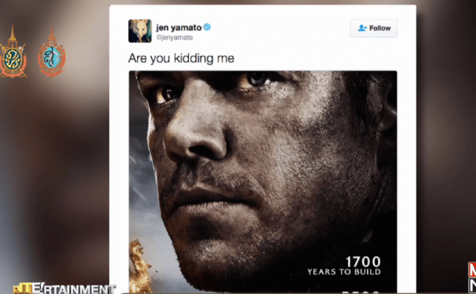 หนังใหม่ “แมตต์ เดม่อน” เจอดราม่าหนักคนขาวแสดงในหนังเอเชีย