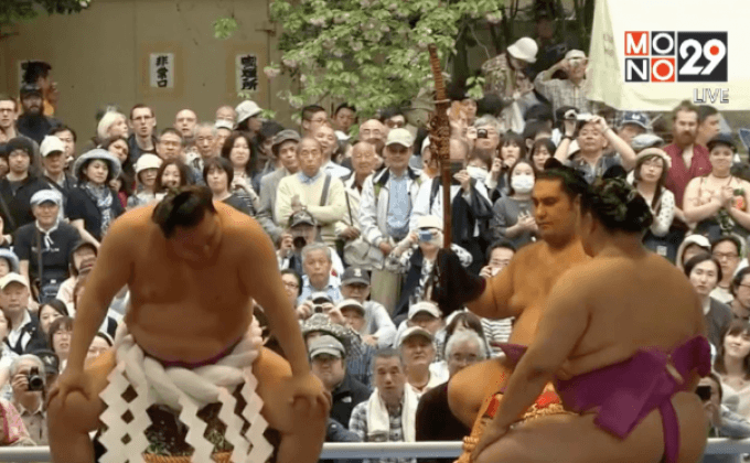 ญี่ปุ่นจัดแข่งซูโม่ เป็นสัญญาณเข้าสู่ฤดูเก็บเกี่ยว