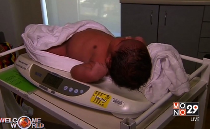 ทารกเกิดใหม่ในออสเตรเลียน้ำหนักกว่า 6 กก.