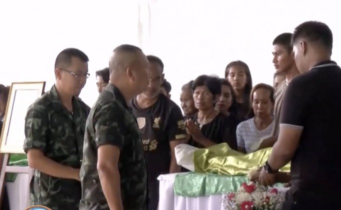 ร่วมอาลัย พิธีรดน้ำศพ ชรบ.ลำพะยา