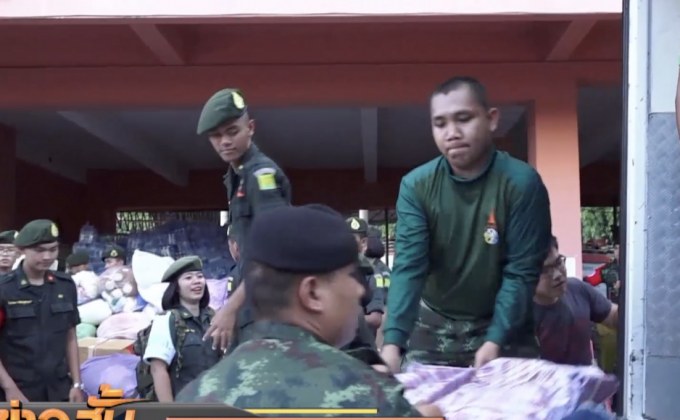 นายกฯให้กำลังใจทหารกว่า 9,000 นาย ช่วยน้ำท่วม