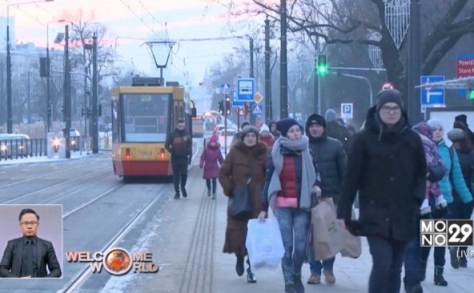 โปแลนด์เผชิญอากาศหนาวจัด ดับ 12 ราย