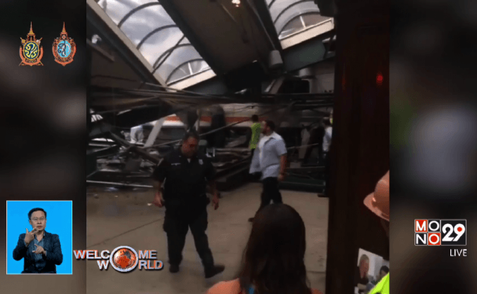 รถไฟตกรางและชนชานชาลาในสหรัฐฯ เจ็บกว่า 100 คน