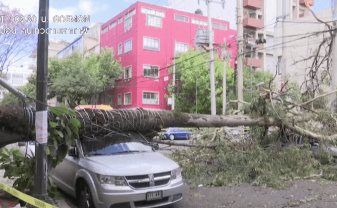 เม็กซิโกเผชิญพายุหิมะตกหนัก