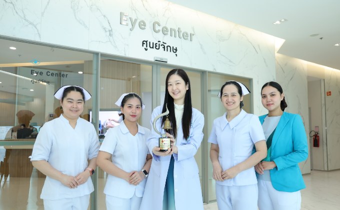 The Eye-Diagnostic Billboard ผลงานความร่วมมือของโรงพยาบาลพระรามเก้า และ Plan B Media ได้รับรางวัล Gold Awards จากเวที MAAT Media Awards