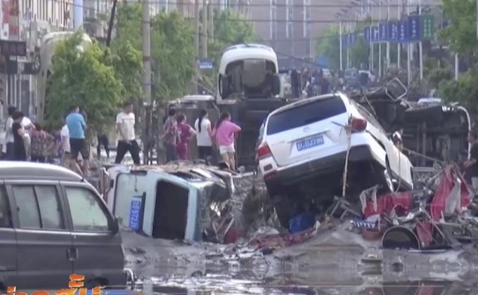 จีนอพยพประชาชน 75,000 คน หลังฝนตกหนัก