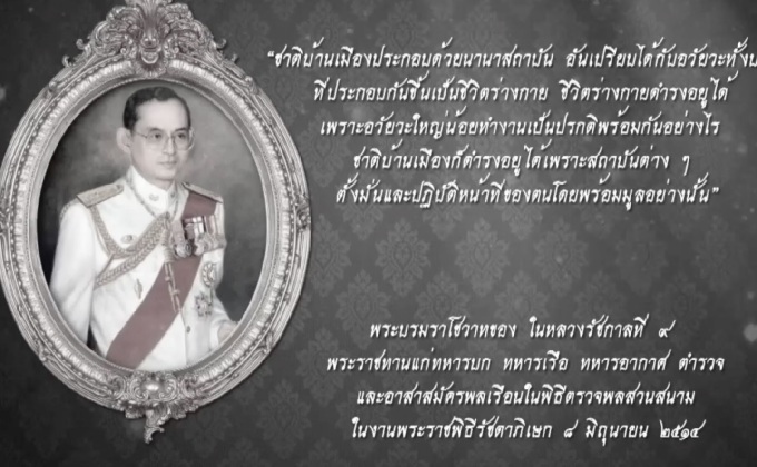 พระราชดำรัสในหลวง รัชกาลที่ 9